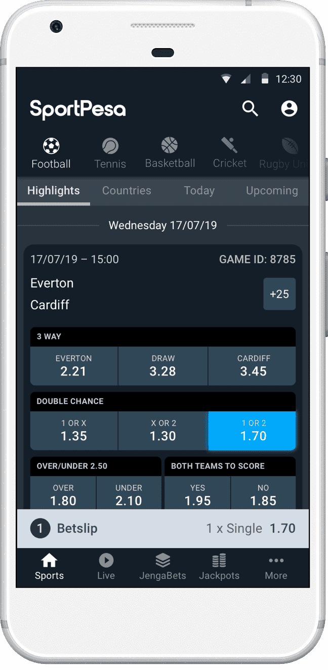 SportPesa Mobile App
